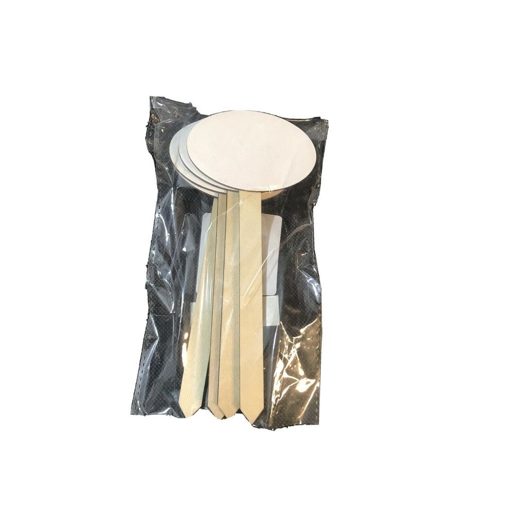 White Chalkboard 4 Pack Garden Sticks
